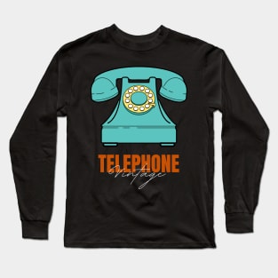 Vintage telephone Long Sleeve T-Shirt